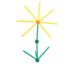 Kit tiges et boules : 330 pièces géométrie en 3 dimensions