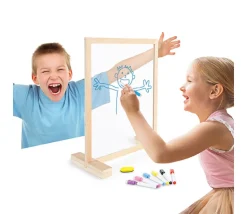 La fenêtre magique - Tableau d'écriture transparent