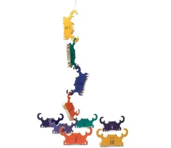 La pêche aux crabes en bois - Jeu de pêche à la ligne