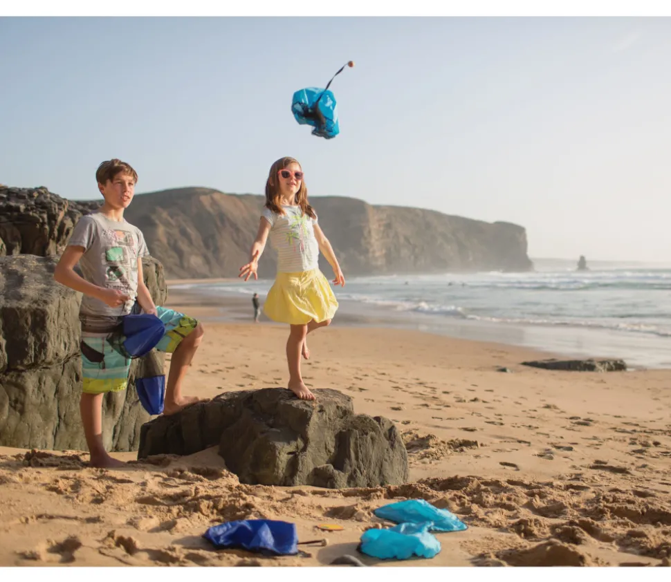 La pétanque volante - mini jeu de boules-parachutes