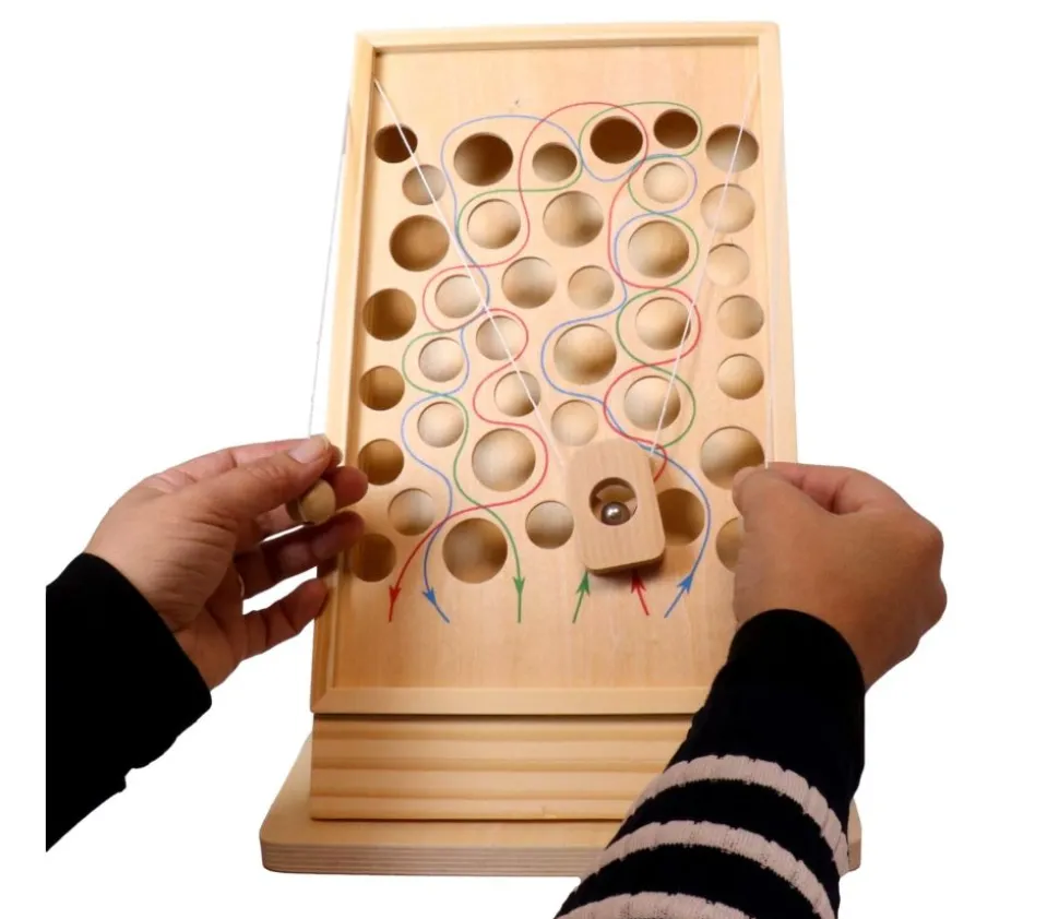 Labyrinthe vertical - Sentier à parcourir 35.8 x 20 cm