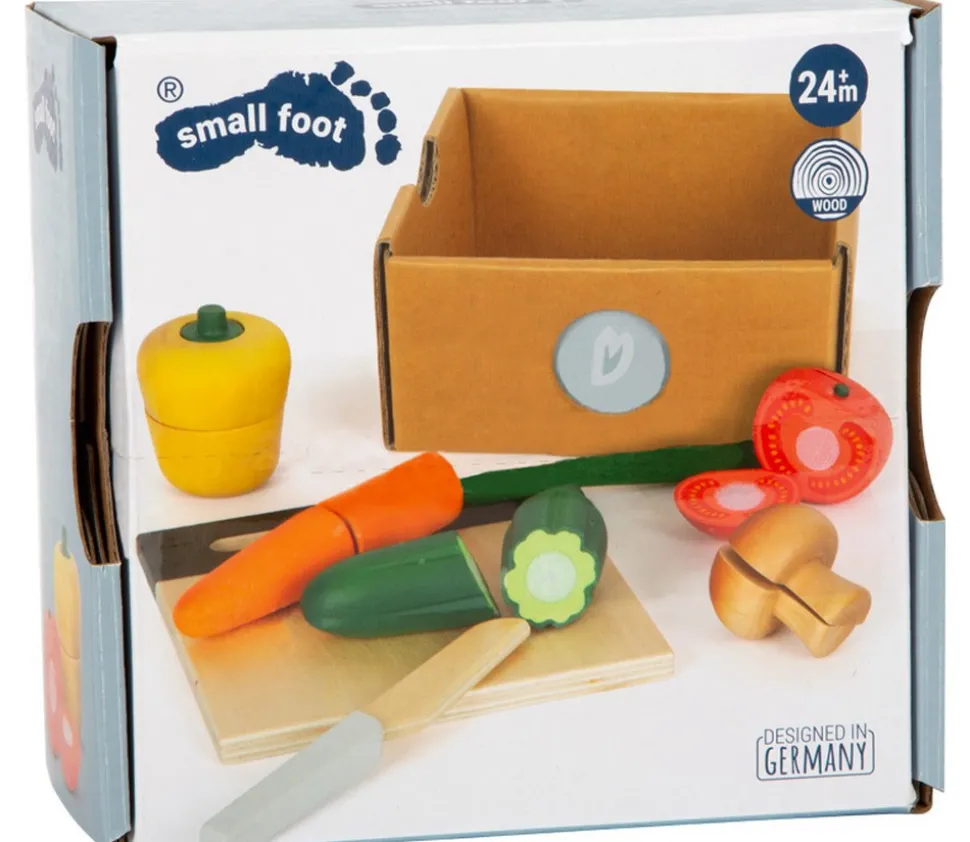 Légumes à découper en bois fresh