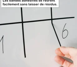 Lignes noires autocollantes 3 mm de large sur 15 mètres