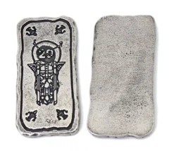 Lingot métal argenté unité 20