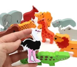 Lion en bois 109 x 80 x 25 mm