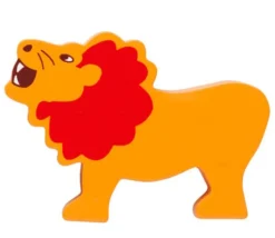 Lion en bois 109 x 80 x 25 mm