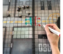 Livre A3 Battle Mats plateaux de jeu Giant Book of Sci-Fi