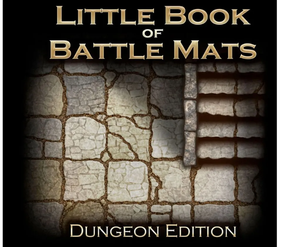 Livre plateau de jeux Little Dungeon 15 x 15 cm - book of Battle mats