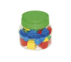 Lot 40 pions de formes géométriques diverses en volume