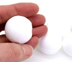 Lot de 10 Boules en polystyrène à personnaliser 30 mm