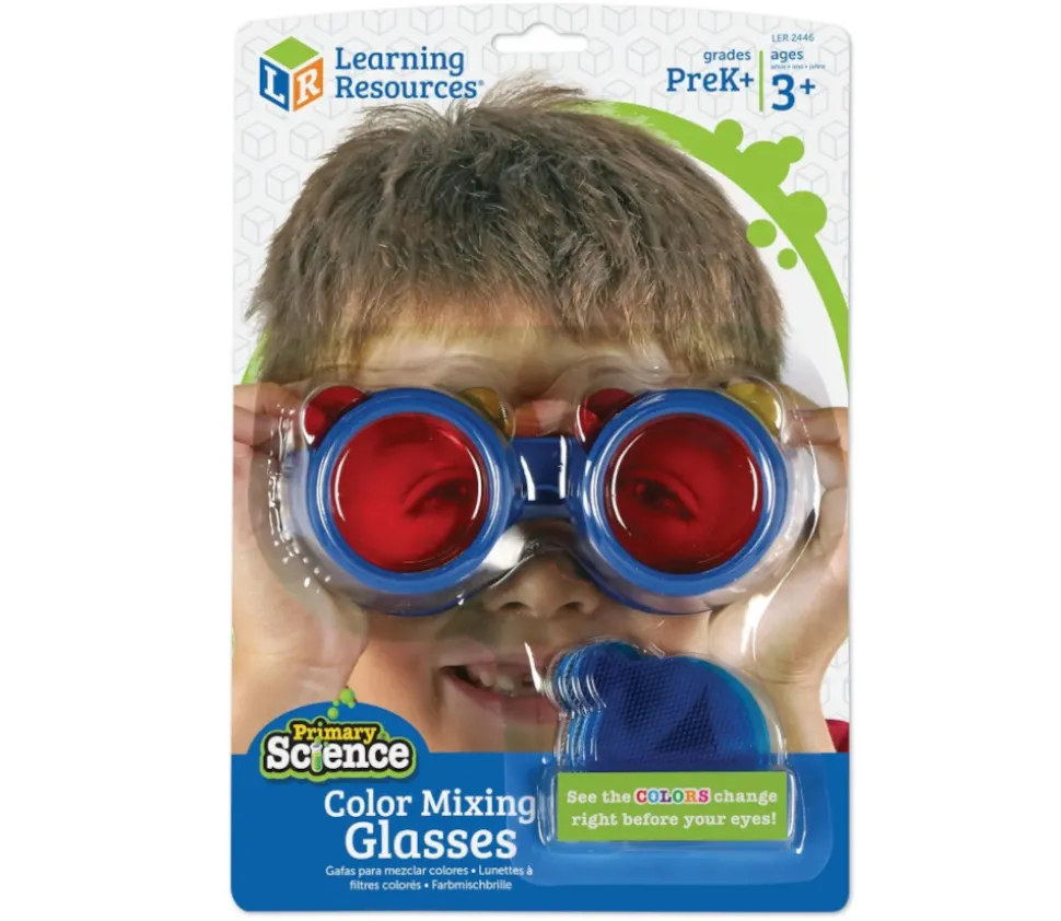 Lunettes jeu optique : mélangeur de couleurs et distorsion