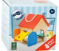 Maison à serrures compacte - jeu de motricité