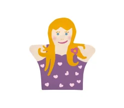 Marionnette neutre à personnaliser 20 x 22.5 cm