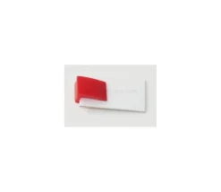 Marqueur clip rouge 13 x 21 mm pince curseur.