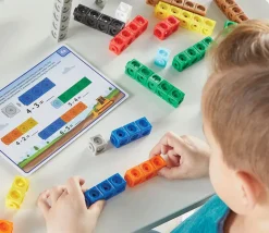 Mathlink cubes Mathmobiles - 100 cubes + 30 fiches activités mathématiques STEM