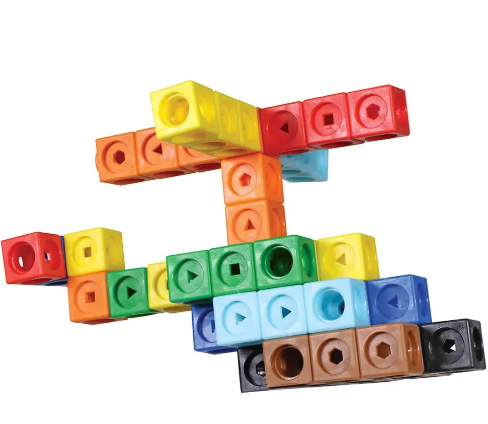 Mathlink cubes Mathmobiles - 100 cubes + 30 fiches activités mathématiques STEM