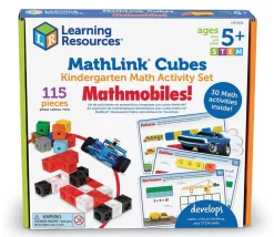 Mathlink cubes Mathmobiles - 100 cubes + 30 fiches activités mathématiques STEM