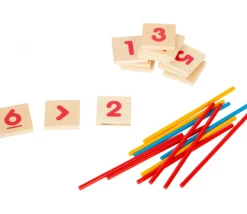 Matériel Mathématiques en bois additions et soustractions