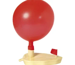 Mini bateau bois ballon à propulsion