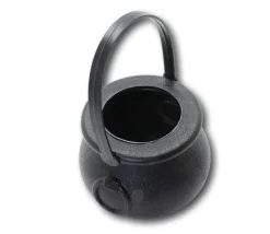 Mini chaudron plastique noir 7 cm