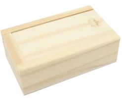 Mini coffret bois avec glissière 8.3 x 5.1 x 2.7 cm
