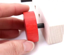 Mini cylindre 20 x 6 mm bois tige à l'unité