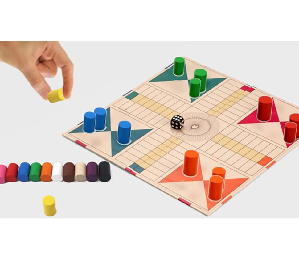 Mini cylindre 10x15 mm en bois coloré pour jeu à l'unité