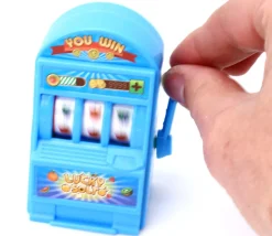 Mini machine à sous jouet 8 cm plastique