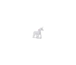 Mini mini Figurine licorne blanche 27 x 25 x 6 mm