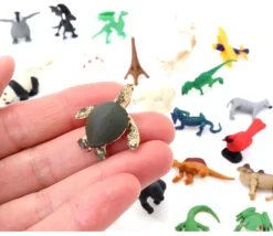 Mini mini Figurine tortue de mer verte 30 x 30 x 9 mm