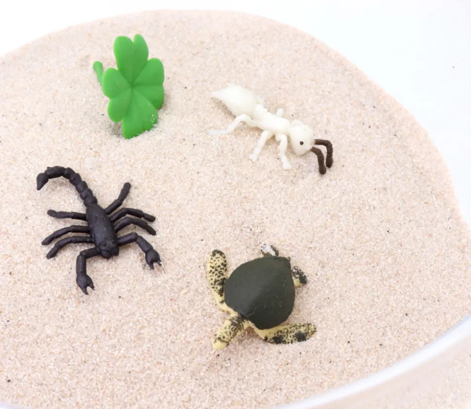 Mini mini Figurine tortue de mer verte 30 x 30 x 9 mm