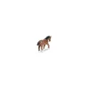 Mini mini mini figurine cheval marron 20 x 28 x 6 mm