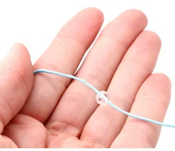 Mini perle diamant à facettes en plastique - 6 mm imitation gem