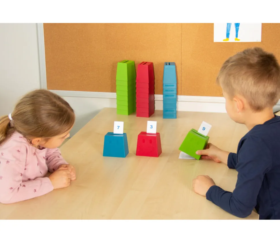 Mini urne - cache cartes quizz / jeu de tri en bio-plastique