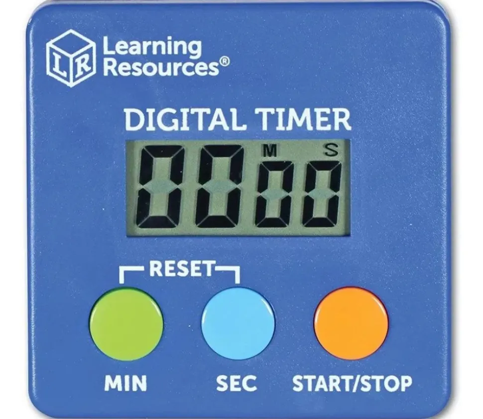 Minuteur électronique facile - sablier digital 1 seconde à 99 minutes - 6.8 cm