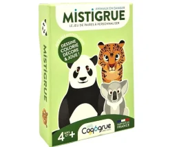 Mistigrue Animaux en danger. Jeu à personnaliser