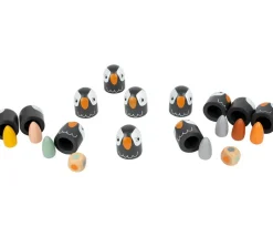 Mémo de couleurs - Pingouins Macareux cache cache