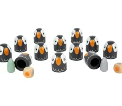 Mémo de couleurs - Pingouins Macareux cache cache