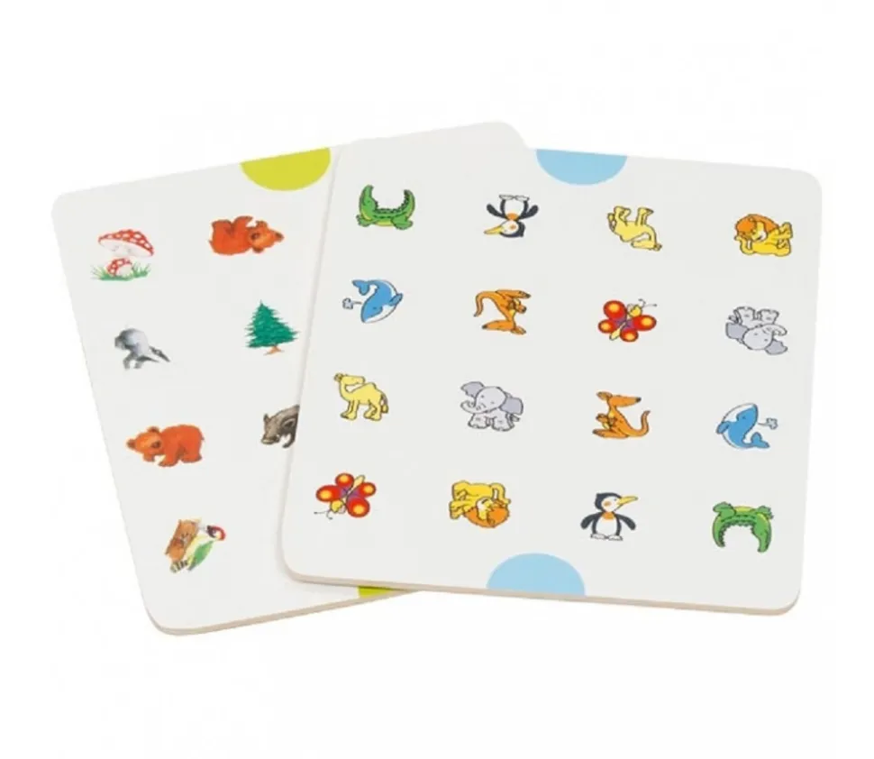 Mémo-cache images - Jeu en bois 6 thèmes