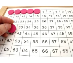 Montessori plateau contrôle centaines