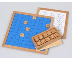 Montessori plateau contrôle centaines