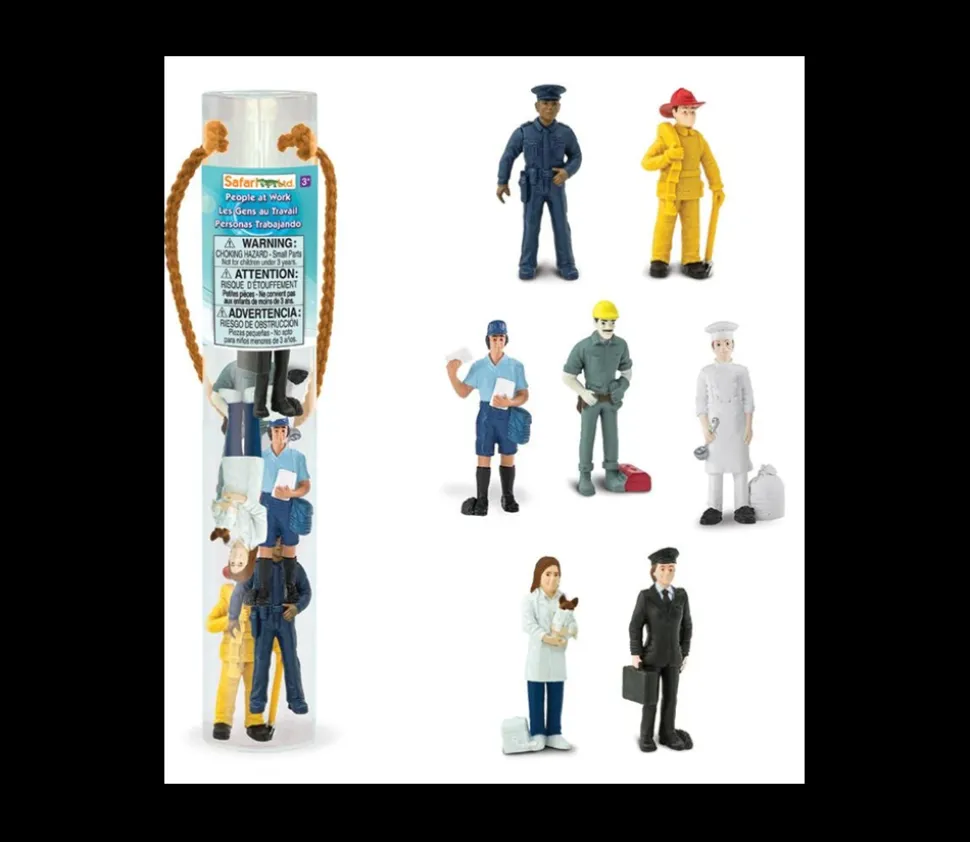 Métiers : 7 figurines de jeu réalistes 6 cm