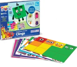 Numberblocks repositionnables pour surfaces lisses : chiffres, personnages