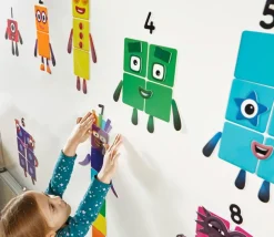Numberblocks repositionnables pour surfaces lisses : chiffres, personnages