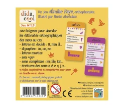 Orthodingo CE1 - jeu orthographe