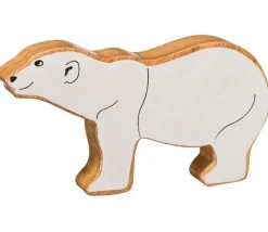 Ours polaire en bois 142x 76 x 25 mm