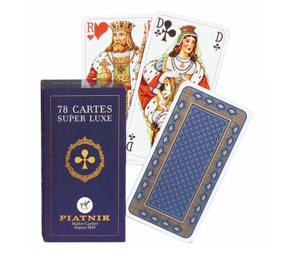 Pack Joueur de Tarot : Tapis + cartes + jetons