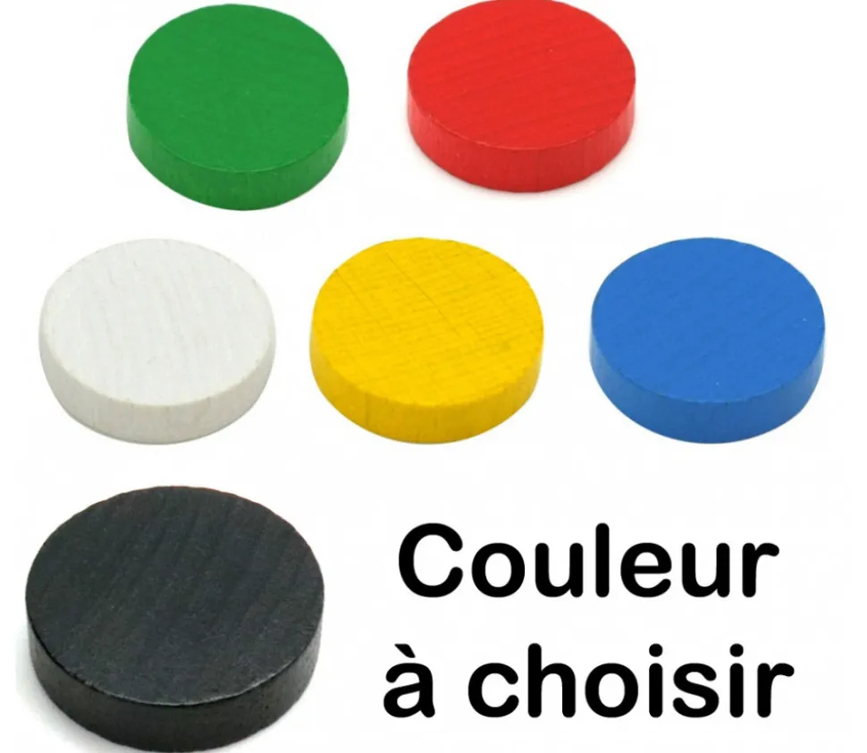 Palet 4 cm couleur bois 40 x 10 mm pour jeu à l'unité