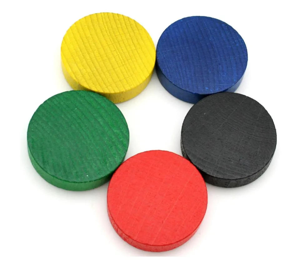 Palet bois de 5 cm bleu 52 x 13 mm à l'unité