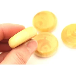 Palet crokinole 32 mm pion buis naturel à l'unité